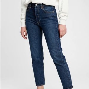 GAP Denim High Rise Cheeky Straight Jeans